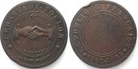 Russland - Medaillen ALEXANDER III Medal 1893, mutual visits of Russian & French fleets, copper, XF -