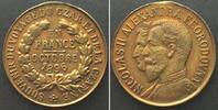 Russland - Medaillen VISIT OF NICHOLAS II TO PARIS 1896. Brass token, 23mm, UNC-, RARE! -