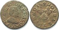 Frankreich - Chateau-Renault CHATEAU-RENAULT Double Tournois 1603-05 FRANCOIS de BOURBON-CONTI cuivre -