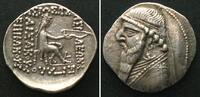 Parther Parthia MITHRADATES II 109-95 BC. AR Drachm, Rhagae mint, AU! -