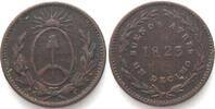 Argentinien - Buenos Aires ARGENTINA - BUENOS AIRES. Decimo 1823 copper VF -