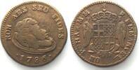 Malteserorden ORDER of MALTA. Tari 1786, EMMANUEL DE ROHAN, copper VF+ -