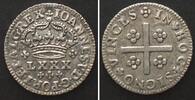 Portugal PORTUGAL. 80 Reis ND (1706-1750), JOHN V, silver, UNC-!!! -