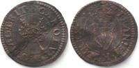 Irland IRELAND. Farthing (1624-44), CHARLES I, copper XF! -
