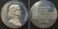 Monaco - Medaille GRACIA PATRICIA of MONACO - GRACE KELLY on her death 1982, silver 34mm, RARE!!! -