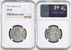 GREECE 2D GREECE 2 Drachmai 1911 GEORGE I silver NGC AU 58 -