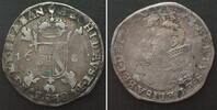 Belgien - Brabant SPANISH NL - BRABANT 3 Real 1606 Antwerp ALBERT & ELIZABETH silver VF -
