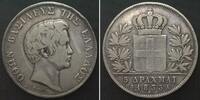 Griechenland GREECE. 5 Drachmai 1833 A, Paris mint, OTHON silver VF -