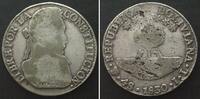 Bolivien BOLIVIA 4 Soles 1830 JL Potosi BOLIVAR silver aVF -