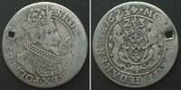 Danzig Polish DANZIG Ort 1623, date repeated, SIGISMUND III of POLAND silver RARE! aVF -