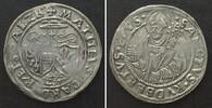Salzburg, Erzbistum SALZBURG 4 Kreuzer 1521, MATTHÄUS LANG VON WELLENBURG, silver XF! -