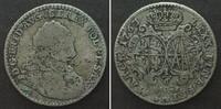 Sachsen German SAXONY 1/6 Thaler 1763 FWoF, Dresden mint, FRIEDRICH AUGUST III silver VF -