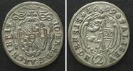Salzburg, Erzbistum Austria SALZBURG 2 Kreuzer 1699, JOHANN ERNST, silver XF! -