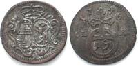 Brandenburg-Bayreuth German BRANDENBURG-BAYREUTH Pfennig 1746 FRIEDRICH III billon XF -