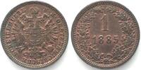 Haus Habsburg AUSTRIA. 1 Kreuzer 1885, FRANZ JOSEPH I, copper UNC! -