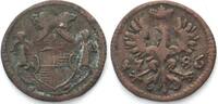 Brandenburg-Ansbach German BRANDENBURG-ANSBACH Pfennig 1786, KARL ALEXANDER, billon VF+ -