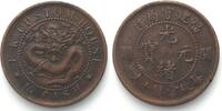  1901-1905 China - Fukien CHINA - FUKIEN 10 Cash o.J. (1901-05) F.K. CUSTOM HOUSE Kupfer SELTEN! ss-vz