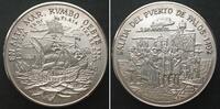 Kuba CUBA Onza 1987 COLUMBUS silver SCARCE! BU -