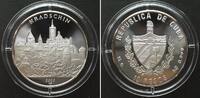 Kuba CUBA 10 Pesos 2000, Hradschin PALACES OF THE WORLD, silver Proof SCARCE! -