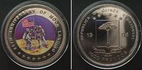 Äquatorialguinea EQUATORIAL GUINEA 1000 Francos 1994 MOON LANDING Cu-Ni COLORED -