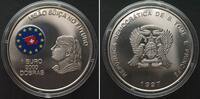 St. Thomas & Prinzeninsel ST. THOMAS and PRINCE ISLAND 2000 Dobras - 1 Euro 1997, Vreneli, Cu-Ni COLORED -