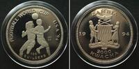 Sambia / Suriname MULE - ZAMBIA / SURINAME 2000 Kwacha / 100 Guilders 1994 Cu-Ni RARE! -