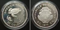 Costa Rica 1974 COSTA RICA 50 Colones 1974 Green Turtle WWF silver Proof PP 109,99 EUR  + 15,00 EUR frais d'envoi