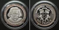 Togo TOGO 500 Francs 2000 ALBERT EINSTEIN silver Proof -