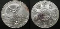 Mexiko MEXICO 2 Onzas 2005 LIBERTAD silver SCARCE! BU -