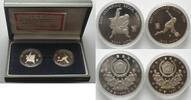 Südkorea SOUTH KOREA 3000 Won 1987 Tae Kwon Do & Tennis OLYMPICS SEOUL w. box & COA -