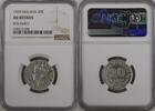 MALAYA 20C MALAYA 20 Cents 1943 GEORGE VI silver NGC AU Details -