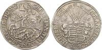 Mansfeld-eigentliche hinterortische Linie 1/2 Taler Christian Friedrich 1641-1665. -