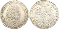 Anhalt-Zerbst 1/3 Taler Carl Wilhelm 1667-1718. -
