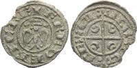 Italien-Brindisi Denar Federico II. und Costanza D`Aragona 1209. -