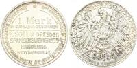 Dresden 1 Mark  Berieben, vorz&uuml;glich+ 45,00 EUR  + 6,00 EUR frais d'envoi