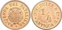 Antigua 1/4 Real  Fast Stempelglanz 150,00 EUR  + 6,00 EUR frais d'envoi