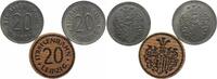 Leipzig 20 Pfennig  Vorz&uuml;glich, zusammen 15,00 EUR  + 6,00 EUR frais d'envoi