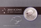 Neuseeland 1 NZD 2010 Kiwi 1 oz Silver 2010 in Coincard Stempelglanz 105,00 EUR85,00 EUR  + 20,00 EUR frais d'envoi