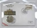 Österreich Numisbrief 50 ans après la réouverture du Burgtheater -