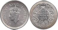Britisch-Indien 1 Rupee 1945 L Lahore- George VI. Vorzüglich+ 30,00 EUR  + 16,00 EUR frais d'envoi