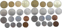 Slovakia Haliere, Koruny 16x circulation coins from Slovakia -