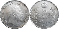 India 1/4 Rupee Edward VII. (1901-1910) -