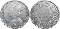 India 1/4 Rupee Victoria (1837-1901) -