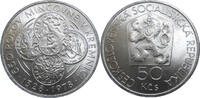 Czechoslovakia 50 Kronen 650. Anniversary of Kremnitz Mint -