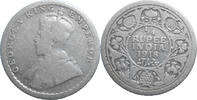 India 1/4 Rupee George V. (1910-1936) -