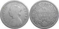 India 1/4 Rupee Victoria (1876-1901) -