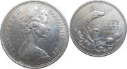 Bahamas 50 Cents Elizabeth II. (1952-2022) -