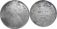 India 1/2 Rupee Victoria (1876-1901) -