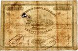 Mauritius, 20 Dollars 1839 - RARE TB