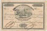 Mauritius, 20 Dollars 1839 - RARE TB